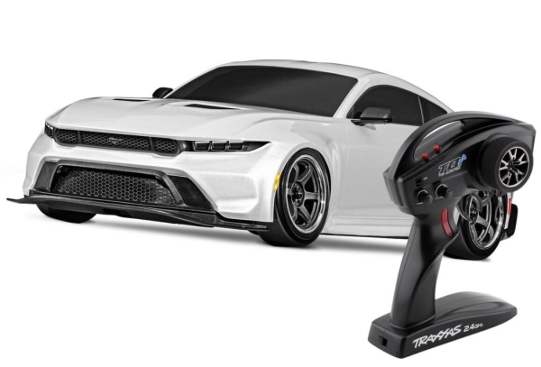 TRX105237-4-WHT TRAXXAS 4-TEC Ford Mustang weiß 1/10 Drift RTR Brushed